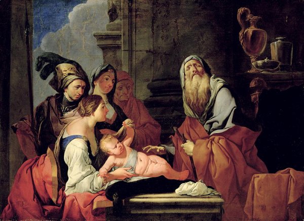 The Blind Prophet Tiresias with the Baby Narcissus, after 1666