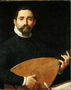 Portrait of a Lute Player, c.1593-94