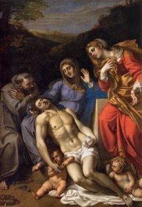 Pieta with St. Francis and St. Mary Magdalene, c.1602