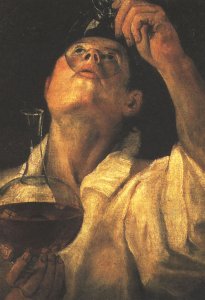 Portrait of a Man Drinking, c.1581-84