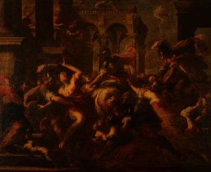 Rape of the Sabines, 1650-55