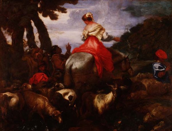 Rebecca Led by the Servant of Abraham, c.1650