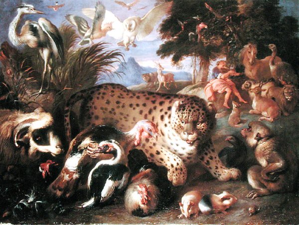 Orpheus Charming the Animals