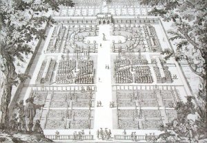 Garden design from 'The Gardens of Wilton', c.1645