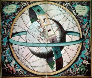 Celestial Planisphere Showing the Signs of the Zodiac, from 'The Celestial Atlas, or The Harmony of the Universe'