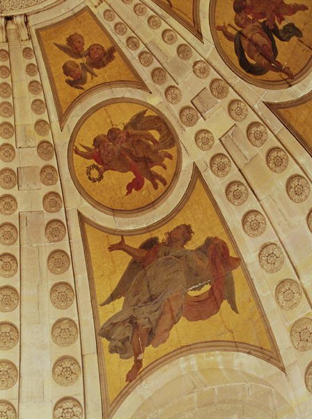 Detail of angels from the dome (3) 1635-42