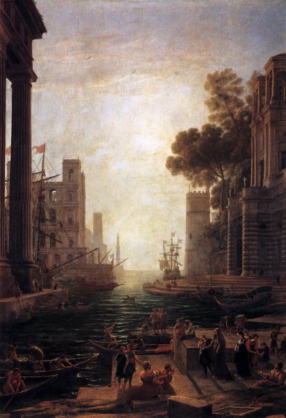 Embarkation of St. Paula Romana at Ostia, 1637-39