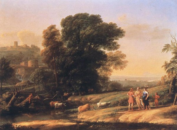 Landscape with Cephalus and Procris Reunited by Diana, 1645