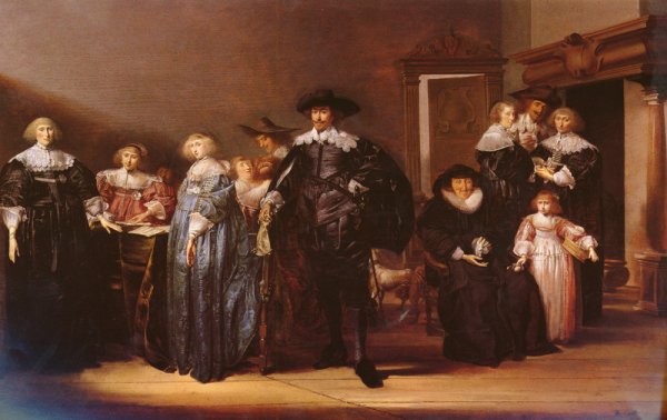 A Portrait of the Family Twent in an Interior, 1633