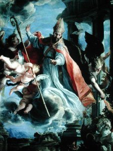 The Triumph of St. Augustine (354-430) 1664