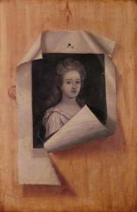 Trompe l'Oeil Portrait of a Lady