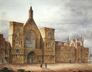 Entrance to Westminster Hall, 1807