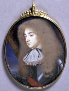 Portrait Miniature of a Young Man in Grey, c.1660-5