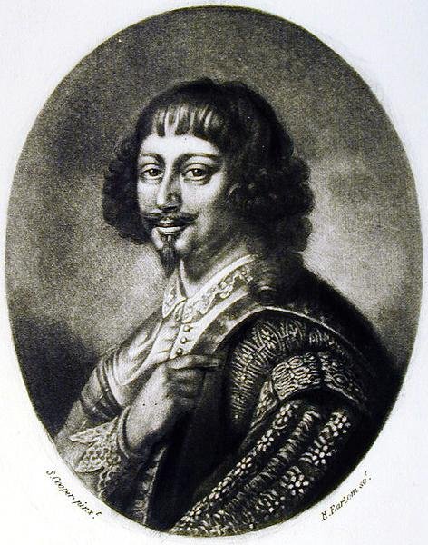 Endymion Porter (1587-1649) illustration from Portraits of Characters Illustrious in British History