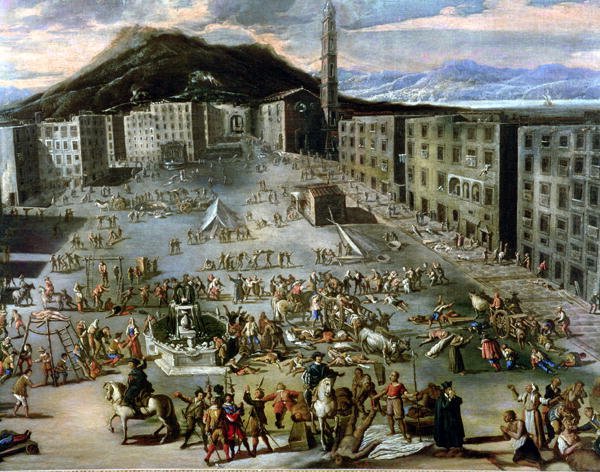 The Marketplace in Naples During the Plague of 1656