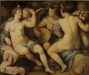 Venus, Bacchus and Ceres, 1614