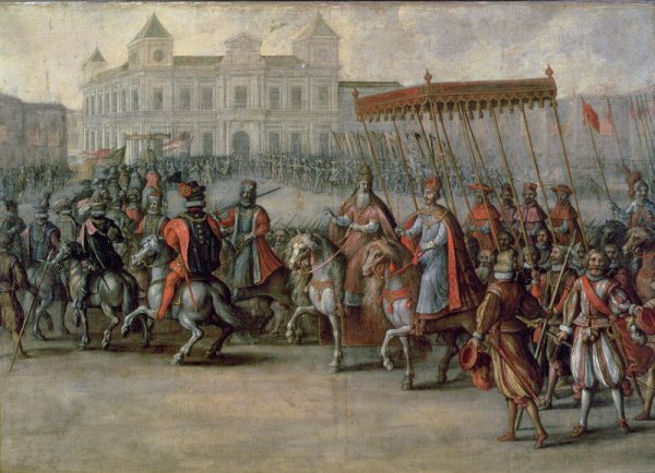 The Entrance of Charles V (1500-58) into Bologna for his Coronation