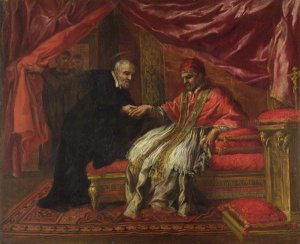 St. Filippo Neri Curing Pope Clemente VIII