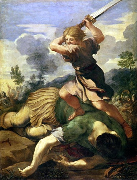 David killing Goliath