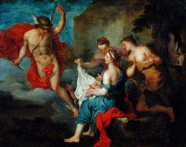 Bacchus Delivered to the Nymphs of Nysa