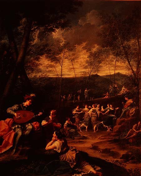 Pastoral Idyll, Dance of the Nymphs  c.1725