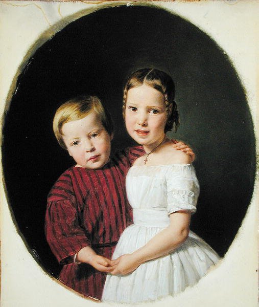 Portrait of Two Children, 1844