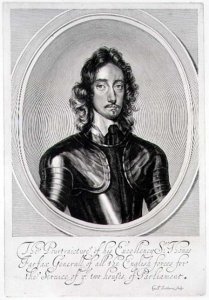 Portrait of Thomas, Lord Fairfax (1612-71) engraved by William Faithorne (1616-91)