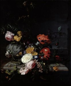 Still Life with Flowers and Insects