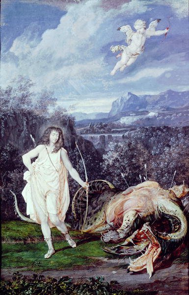 Louis XIV (1638-1715) as Apollo, Slayer of Python