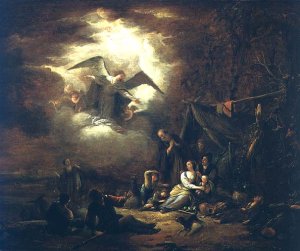 Angels Annunciation to the Shepherds