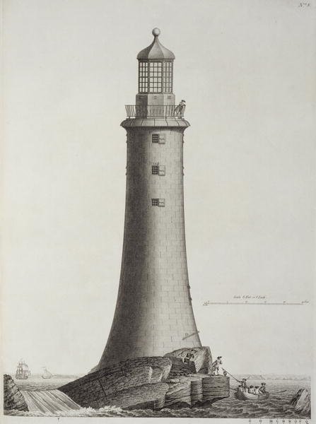 Edystone Lighthouse engraved by Edward Rooker (c.1712-74), 1763 2