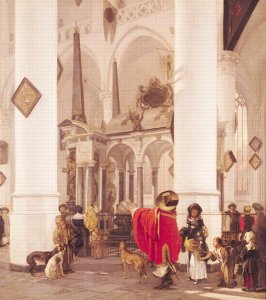 Interior of the Nieuwe Kerk, Delft, 1656