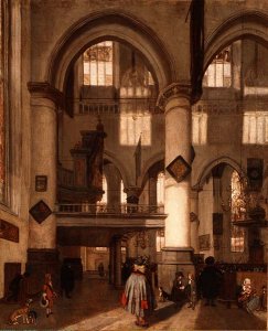 Interior of the Oude Kerk, Amsterdam