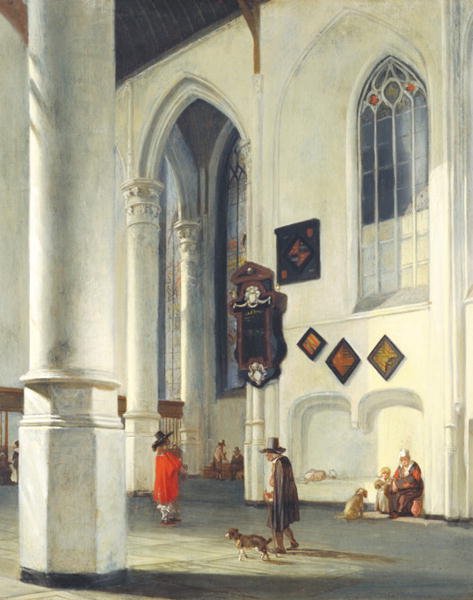 Interior of the Old Church at Delft, 1653-55