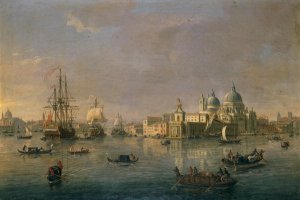 The Bay toward the Grand Canal and the Giudecca in Venice