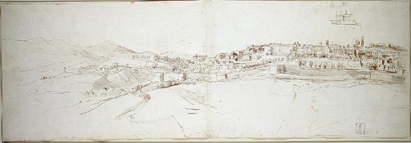 View of Urbino from the colle di San Donato