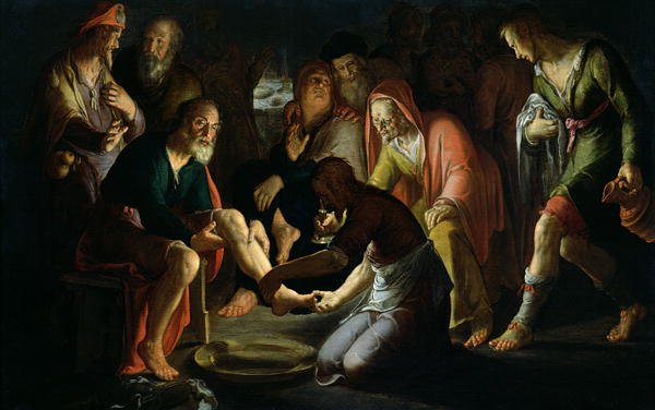 Christ Washing the Disciples Feet, 1623