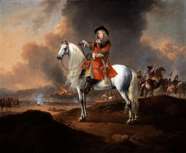 Lieutenant-Colonel Randolph Egerton MP (d.1681) of the Kings Troop of Horse Guards, c.1672