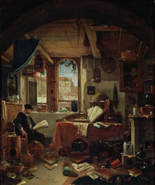 An Alchemist in his Laboratory