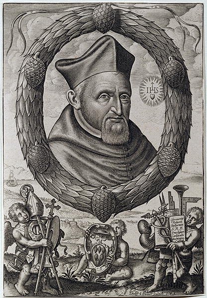 Portrait of Roberto Bellarmini (1542-1621) Cardinal Archbishop of Capua