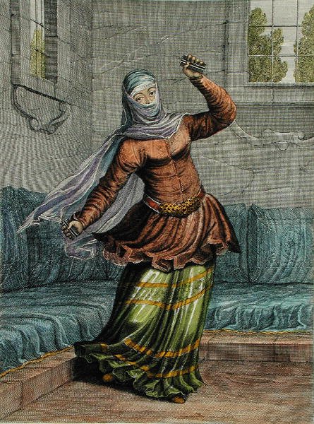 Tchinguis, or Turkish Dancer, plate 54 from Recueil de Cent Estampes representant differentes Nations du Levant tirees sur les Tableaux Peints dapres Nature..., 1707-08