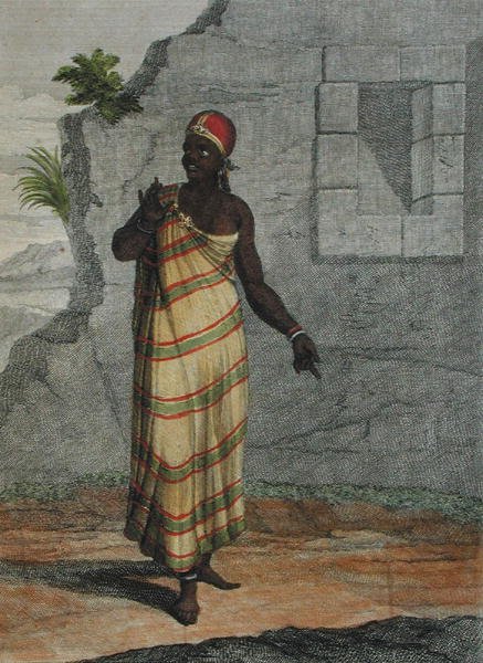 Moorish Woman, plate 99 from 'Recueil de Cent Estampes representant differentes Nations du Levant tirees sur les Tableaux Peints dapres Nature..., engraved by Pierre Rochefort (c.1673-1728) 1707-08