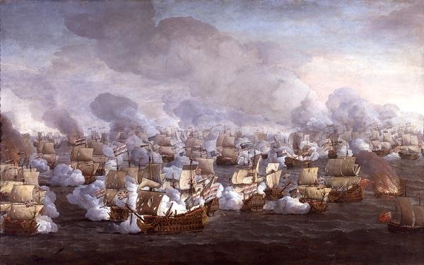 Battle of the Texel, Holland, in 1653