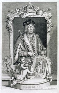 Henry VII 1457-1509 King of England from 1485, after a portrait in the Royal Collection, engraved by the artist