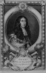 Henry, Duke of Gloucester 1639-60 Younger Brother of Charles II, engraved by the artist, 1736