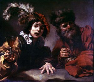 Two Men Drinking