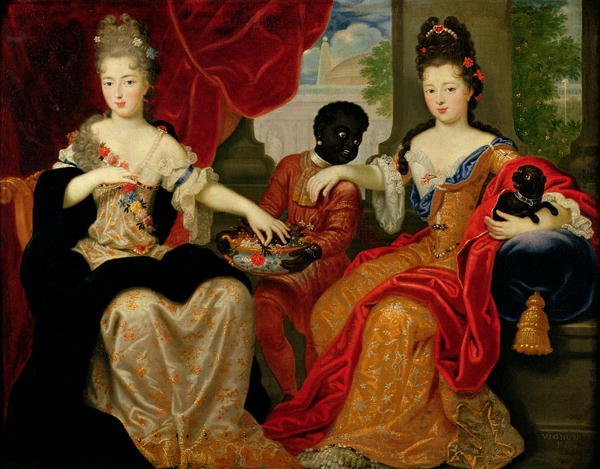 Portrait of Francoise-Marie de Bourbon 1677-1749 and Louise-Francoise de Bourbon 1673-1743