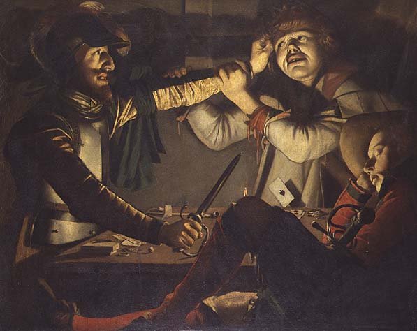 A Quarrel at a Game of Cards