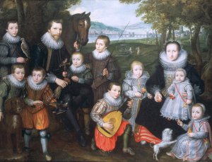 Portrait of a Family Group, c.1630