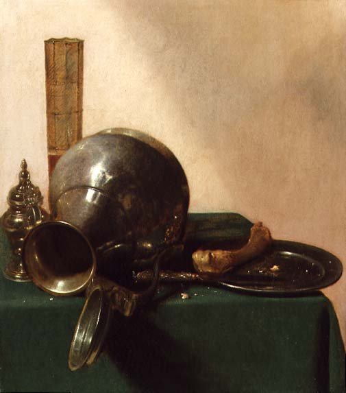 Still life with an overturned jug, c.1632-37